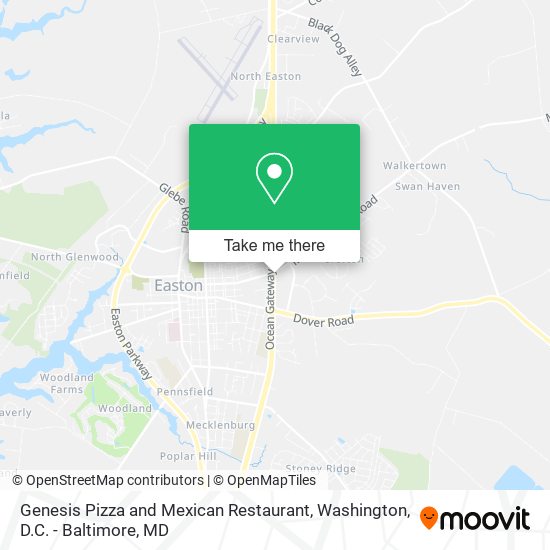 Genesis Pizza and Mexican Restaurant map