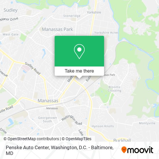 Mapa de Penske Auto Center