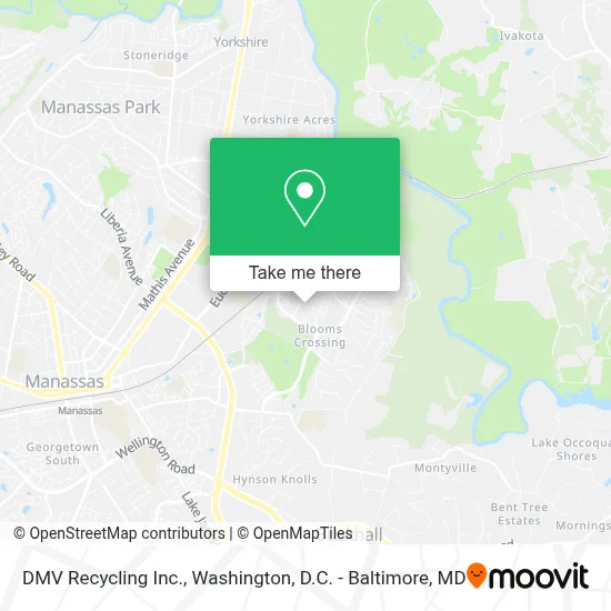 DMV Recycling Inc. map
