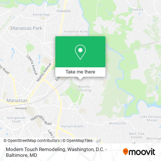 Mapa de Modern Touch Remodeling
