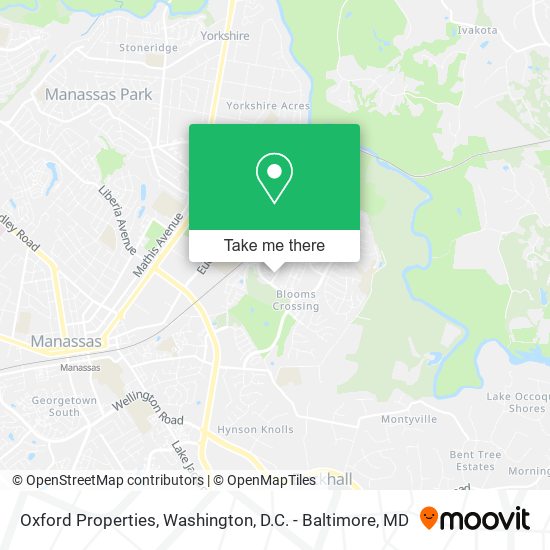 Oxford Properties map