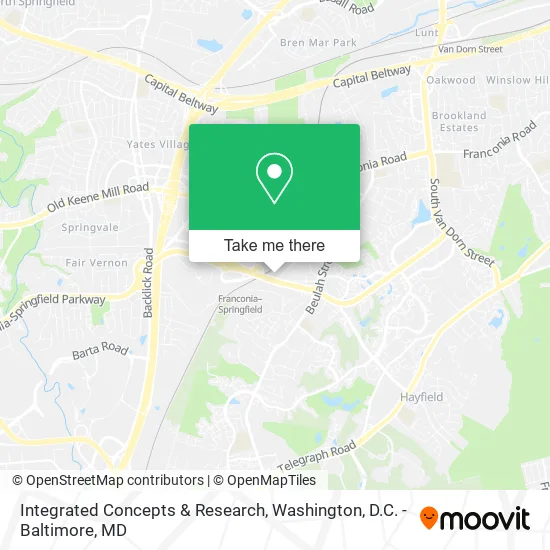 Integrated Concepts & Research map