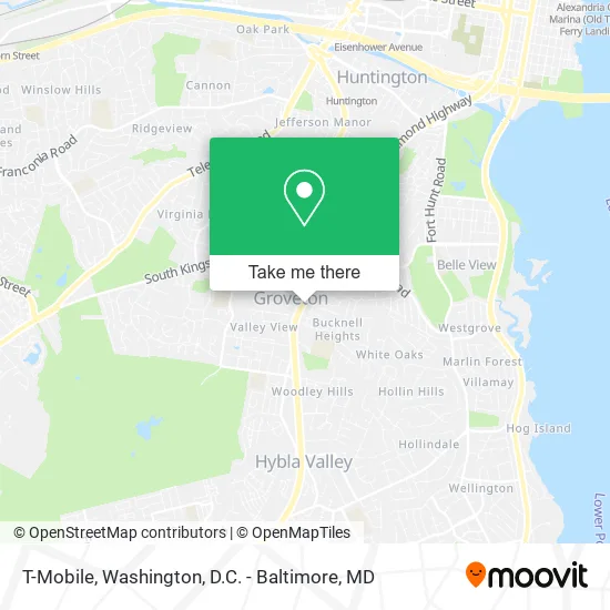 T-Mobile map