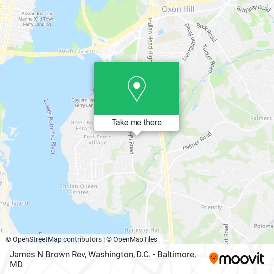 Mapa de James N Brown Rev