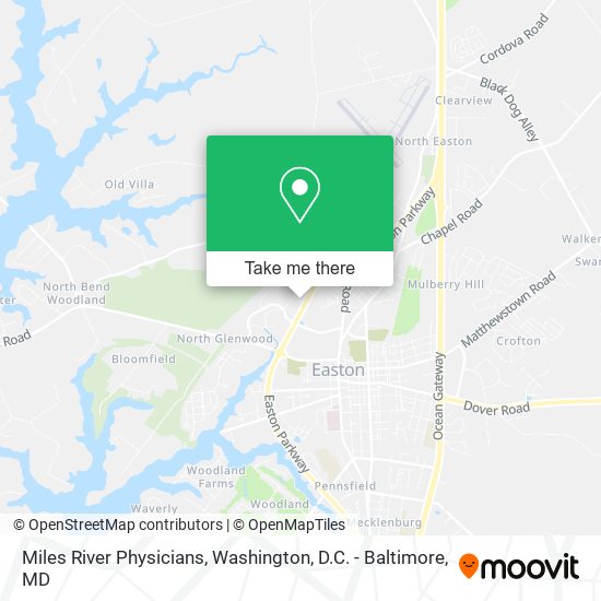 Miles River Physicians map