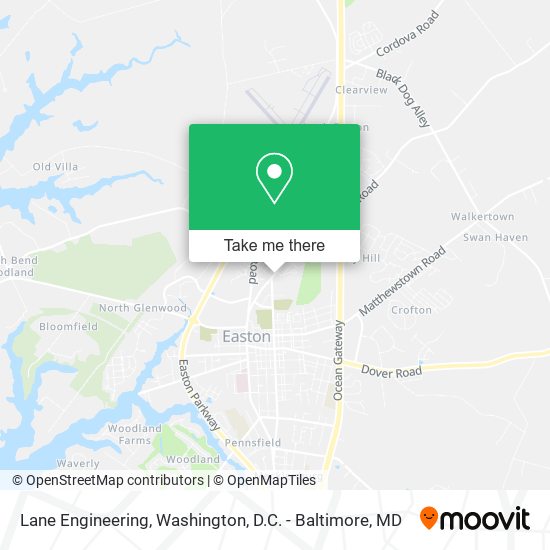 Lane Engineering map