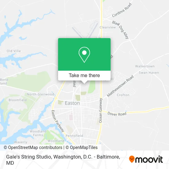 Gale's String Studio map