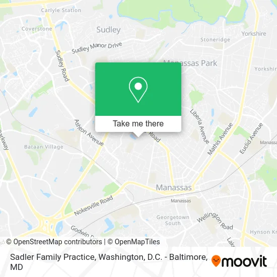 Sadler Family Practice map