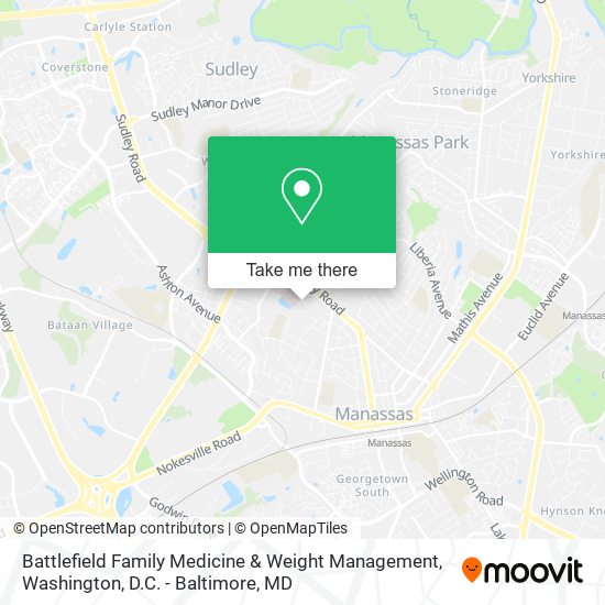 Battlefield Family Medicine & Weight Management map