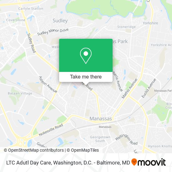 Mapa de LTC Adutl Day Care