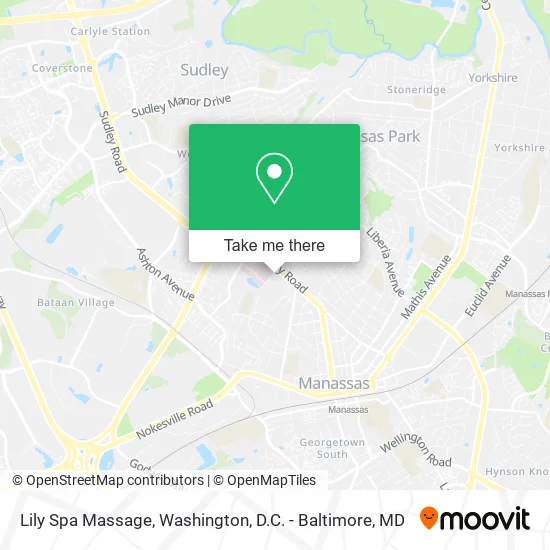 Lily Spa Massage map