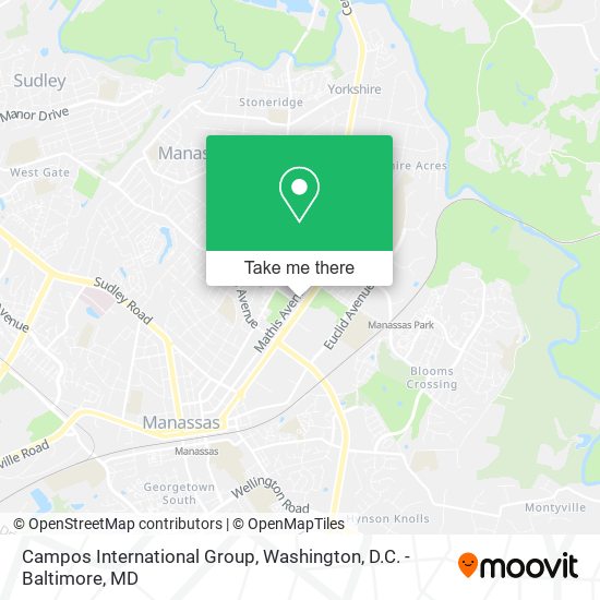 Campos International Group map
