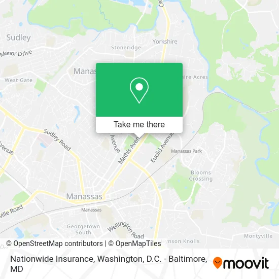 Nationwide Insurance map