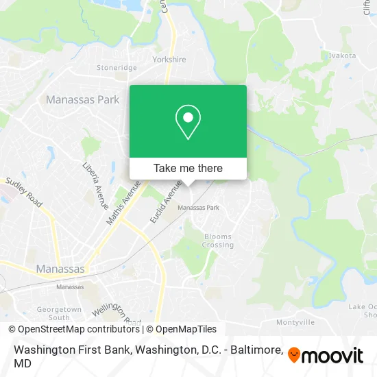 Washington First Bank map