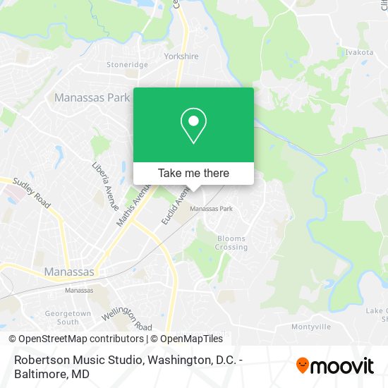 Mapa de Robertson Music Studio