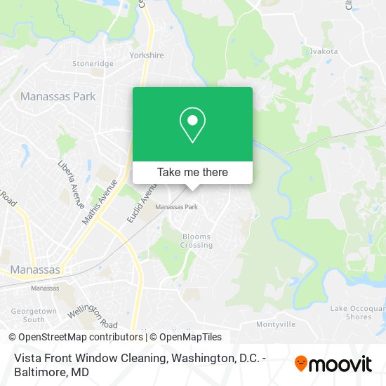 Vista Front Window Cleaning map