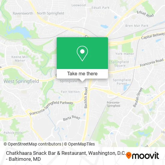 Mapa de Chatkhaara Snack Bar & Restaurant