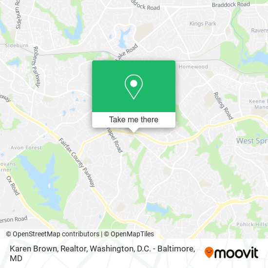 Mapa de Karen Brown, Realtor