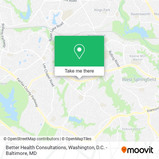 Better Health Consultations map