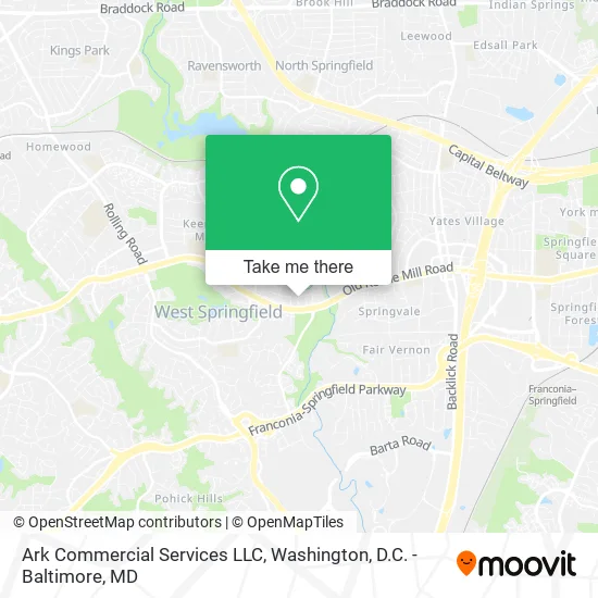 Ark Commercial Services LLC map