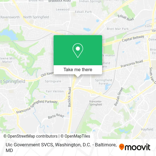 Uic Government SVCS map