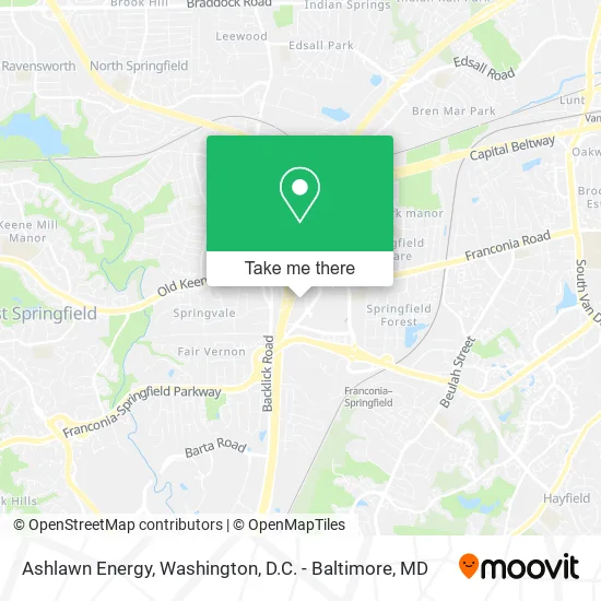 Mapa de Ashlawn Energy