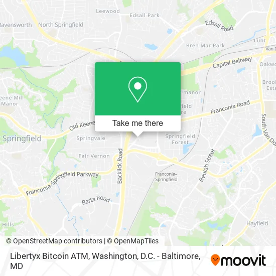 Libertyx Bitcoin ATM map