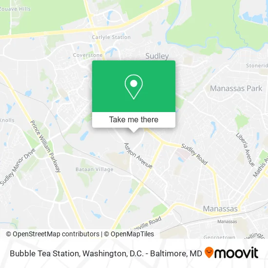 Bubble Tea Station map