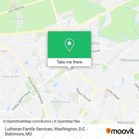 Lutheran Family Services map