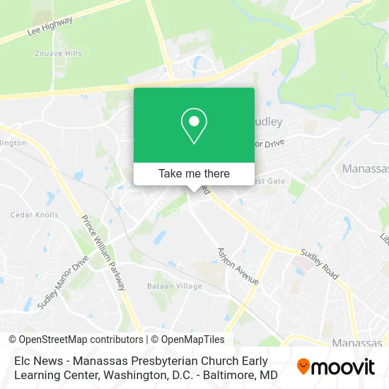 Elc News - Manassas Presbyterian Church Early Learning Center map