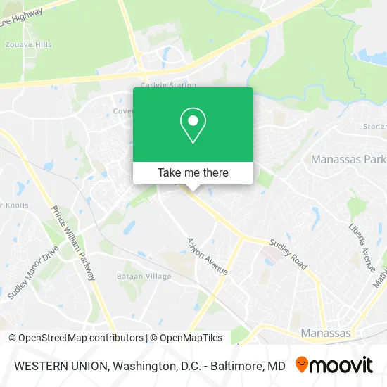 WESTERN UNION map