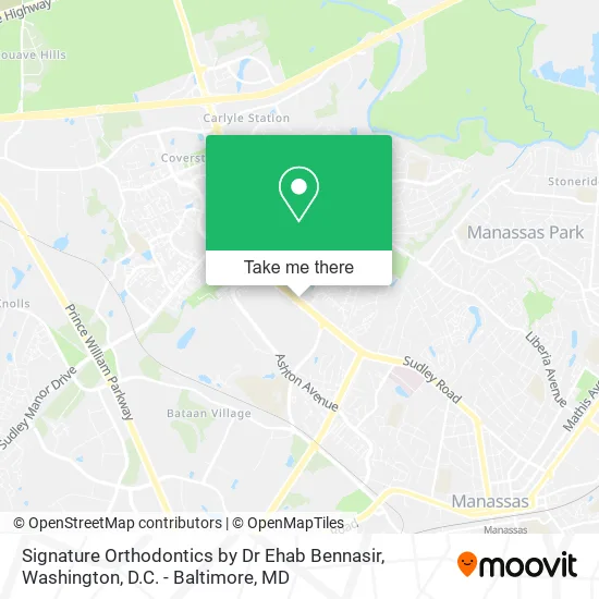 Mapa de Signature Orthodontics by Dr Ehab Bennasir