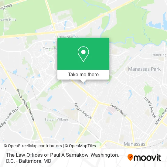 Mapa de The Law Offices of Paul A Samakow