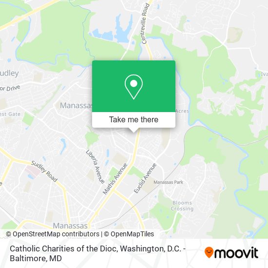 Catholic Charities of the Dioc map