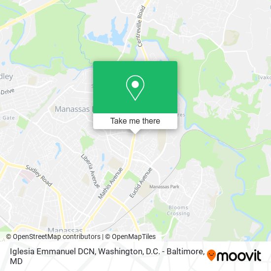 Mapa de Iglesia Emmanuel DCN