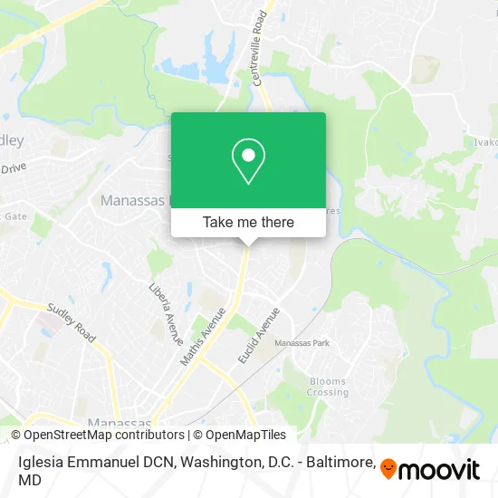 Mapa de Iglesia Emmanuel DCN