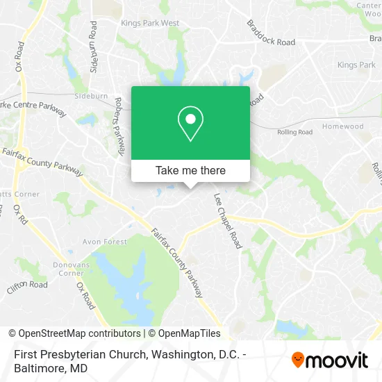 First Presbyterian Church map