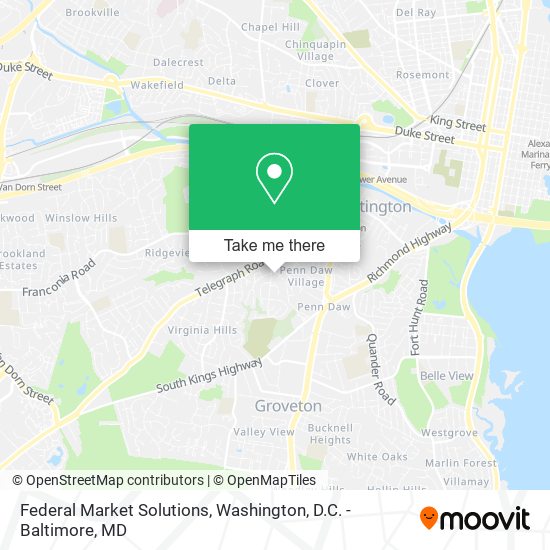 Federal Market Solutions map