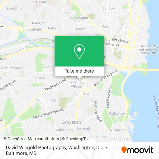 David Wiegold Photography map