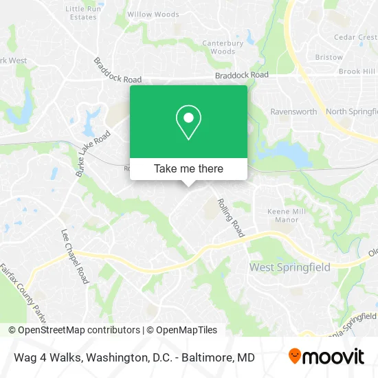Mapa de Wag 4 Walks