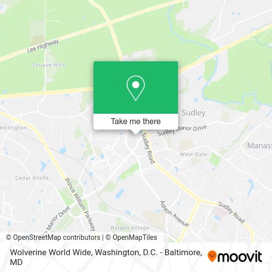 Wolverine World Wide map