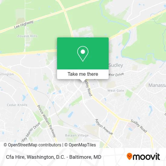 Cfa Hire map