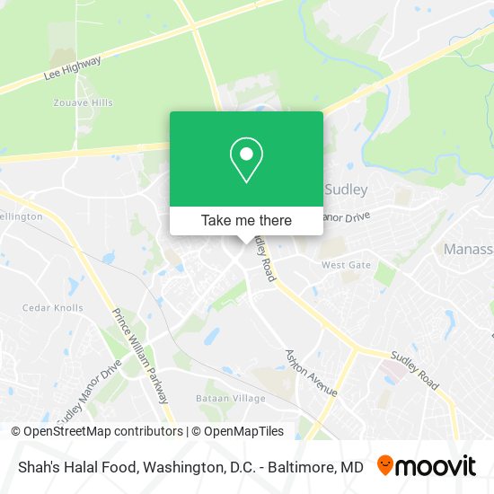 Shah's Halal Food map
