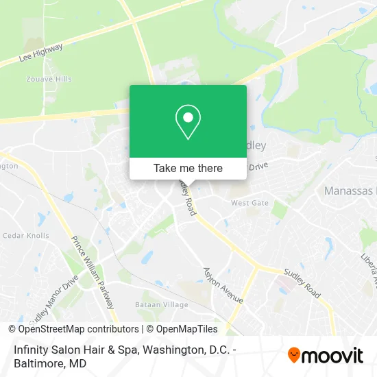 Infinity Salon Hair & Spa map