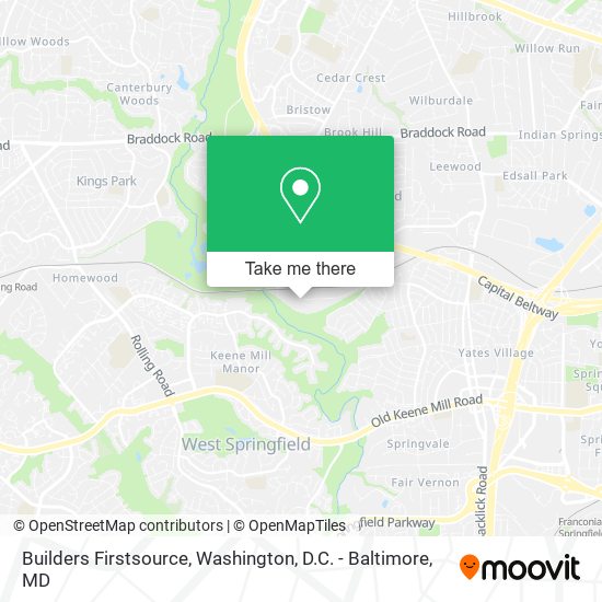 Builders Firstsource map