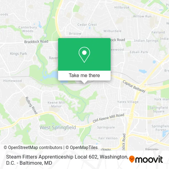 Steam Fitters Apprenticeship Local 602 map