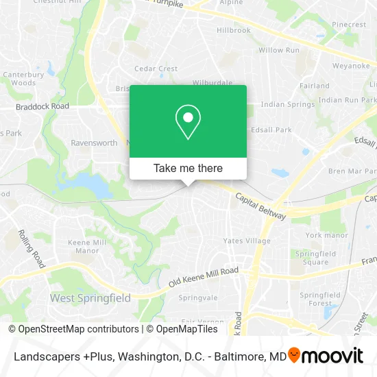 Landscapers +Plus map