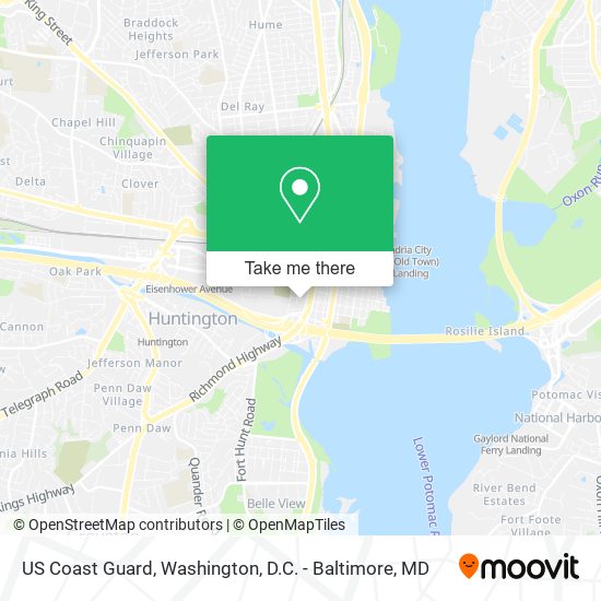 Mapa de US Coast Guard