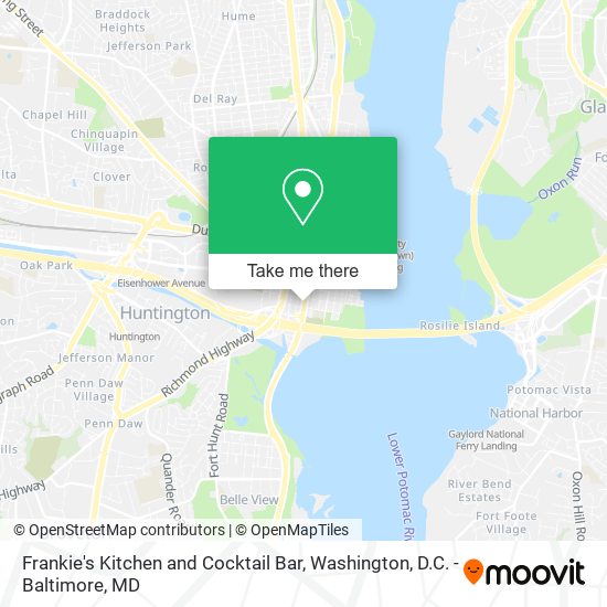 Frankie's Kitchen and Cocktail Bar map