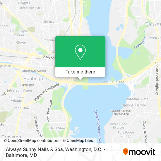 Always Sunny Nails & Spa map